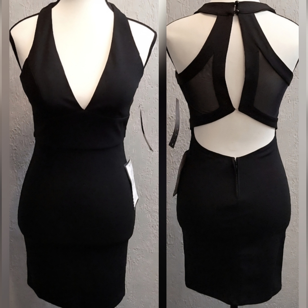 New Trixxi Halter Dress with Back Cut Outs